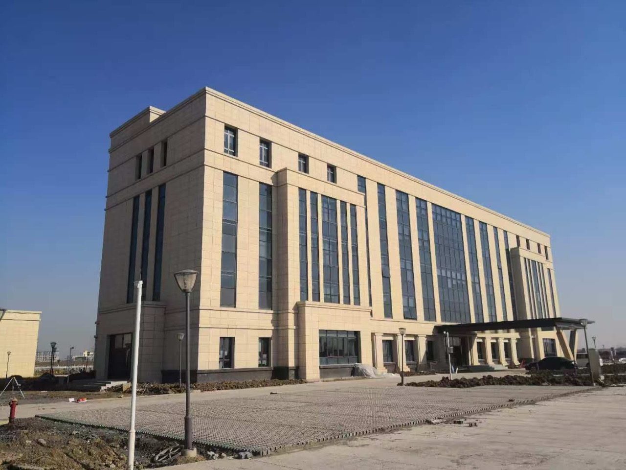 Building at the Tianrun manufacturing campus