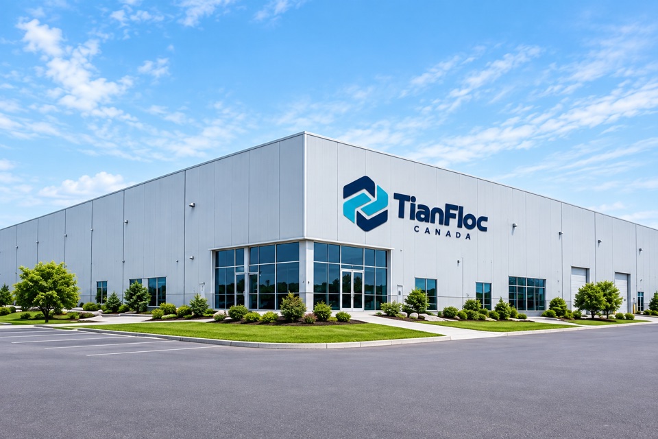TianFloc warehouse illustration for Edmonton
